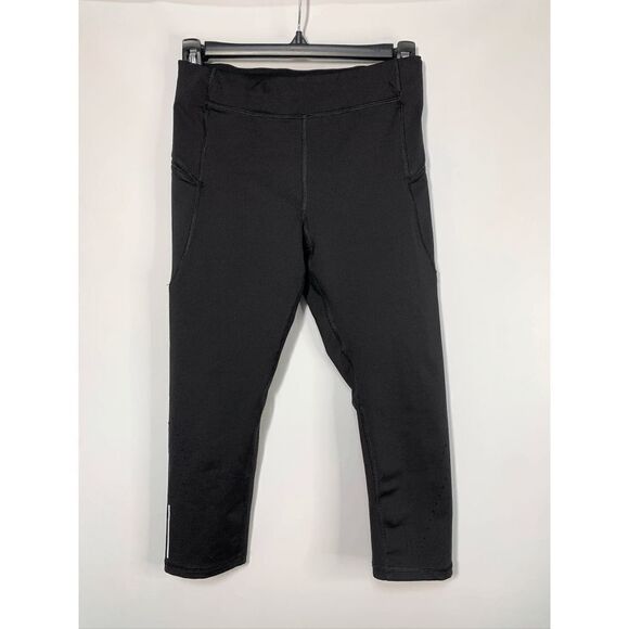 Champion Women's Activewear Legging Pants Cropped Stretch Waist Black Small - Picture 1 of 8